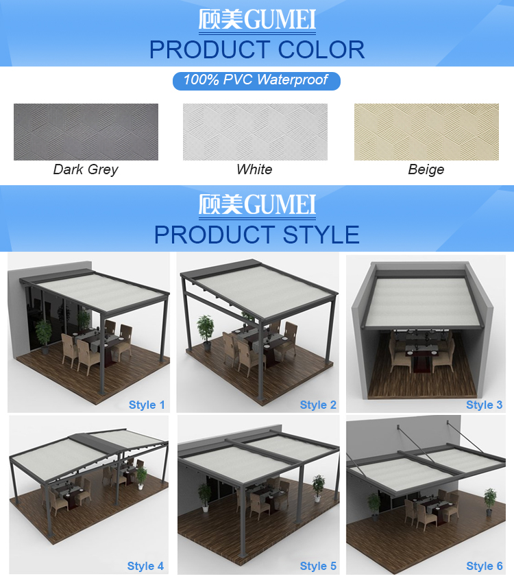 PVC Retractable Roof